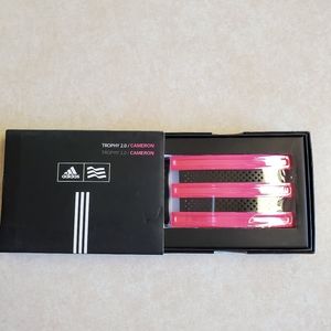 Adidas Pink 3-Stripe Trophy 2.0 Belt Buckle